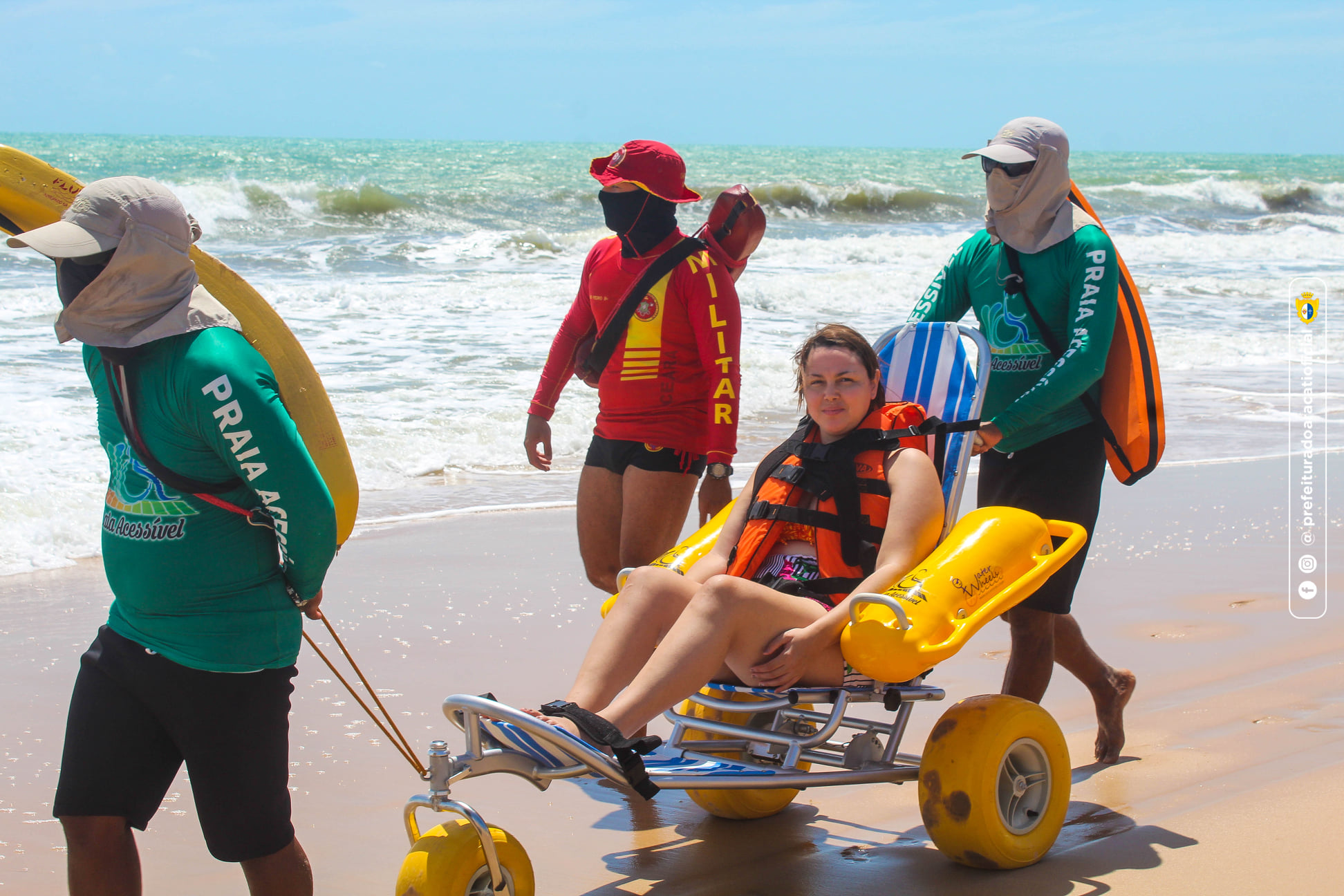 Prefeitura Do Aracati Realiza Caf Da Manh Especial Na Praia