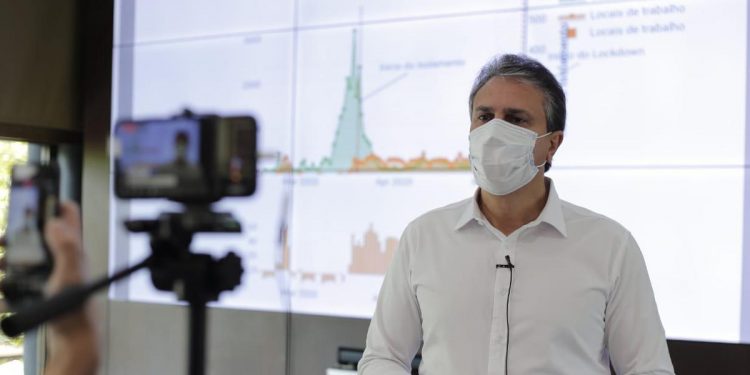 Governador Camilo Santana testa positivo para o Covid-19