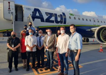 Voo inaugural da Azul chega ao Aracati trazendo desenvolvimento e muita emoção