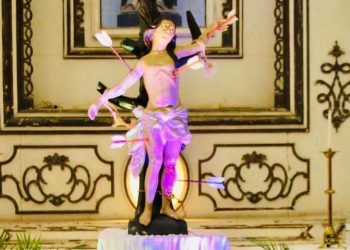 Aracati: Festa de São Sebastião se encerra com passeata com carro-andor e missas