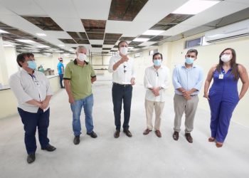 Em visita à nova ala do Leonardo Da Vinci, governador projeta 1.074 UTIs para Covid em março