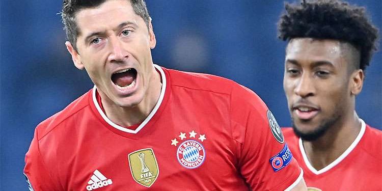 Bayern Goleia E Lewandowski Atinge Marca Histórica Na Champions | Sinal ...