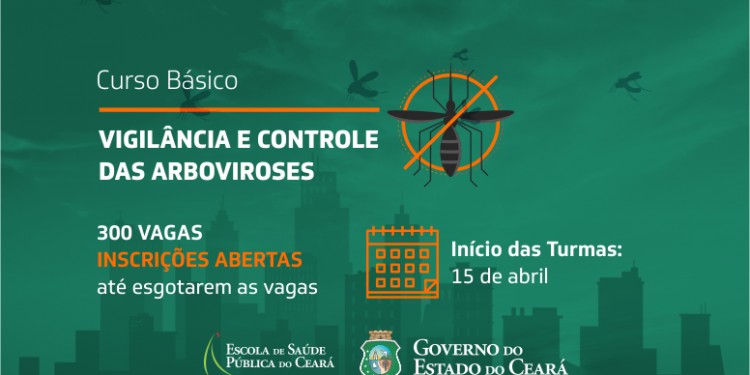 Curso para controle de arboviroses oferta 300 vagas para Agentes de Combate a Endemias