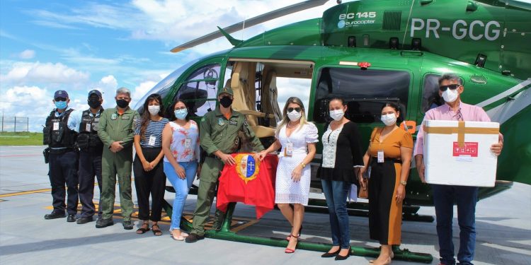 Aracati recebe 14º lote de vacinas contra a Covid-19 e lote de vacinas contra Influenza