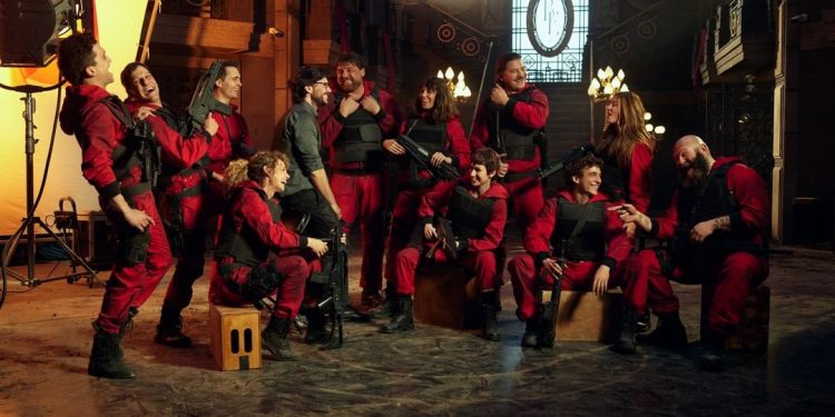 Netflix finaliza filmagens da quinta parte de ‘La Casa de Papel’
