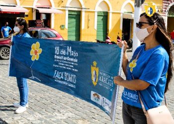 Aracati realiza blitz educativa para prevenir o abuso de crianças e adolescentes