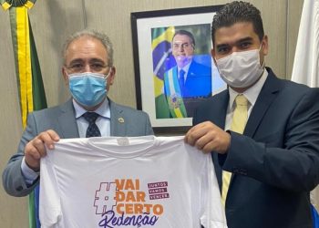 Prefeito de Redenção é recebido pelo Ministro da Saúde em Brasília