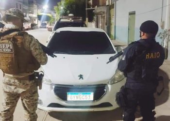 Polícia apreende veículo utilizado em homicídio na cidade de Aracati