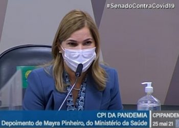 CPI da Covid: Mayra Pinheiro fala de ações terapêuticas para tratar a Covid, imunidade de rebanho e falta de oxigênio no Amazonas