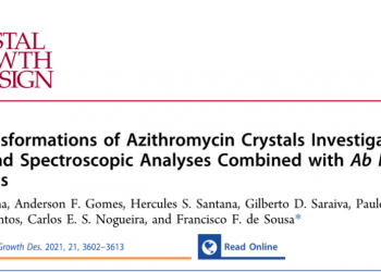 Estudo inédito identifica nova fase do cristal de azitromicina que pode ampliar aplicação farmacêutica