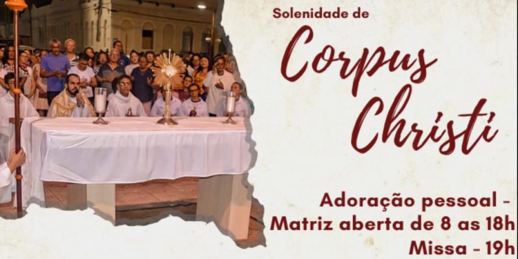 Paróquia de Aracati realiza Solenidade de Corpus Christi nesta quinta-feira (03)