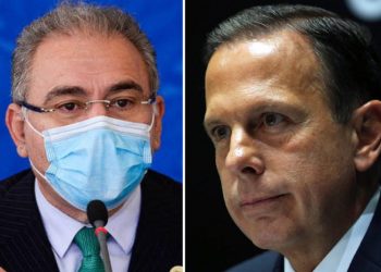Doria e Queiroga trocam acusações sobre vacina contra Covid em rede social