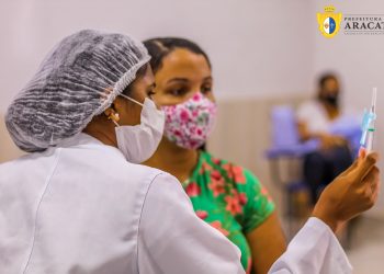 Aracati vacinou mais de 1.500 pessoas na última sexta e segue sem pacientes na ala Covid