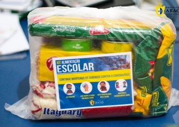 Aracati: kits da alimentação escolar beneficiam mais de 11 mil alunos
