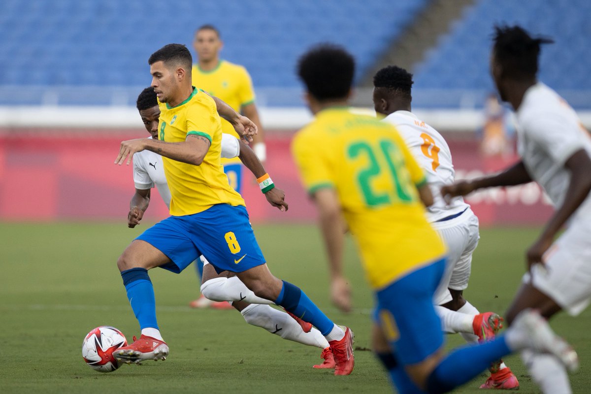 Futebol masculino: Em jogo morno, Brasil e Costa do Marfim empatam sem gols