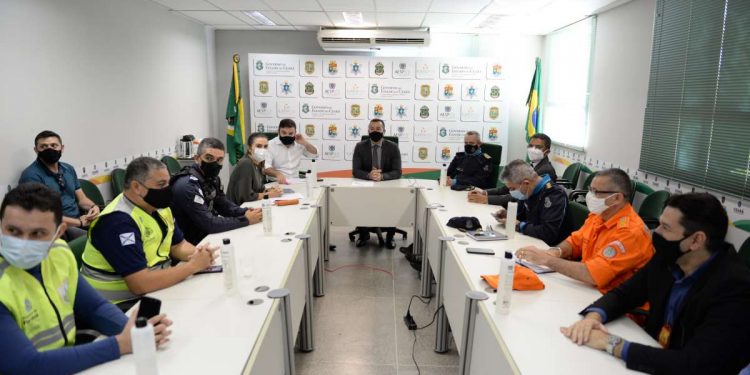 Forças de Segurança se reúnem para intensificar ações durante decreto no Ceará