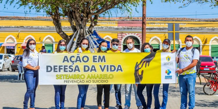 Aracati: ações do Dia Mundial de Prevenção ao Suicídio são realizadas na sede e em Canoa Quebrada