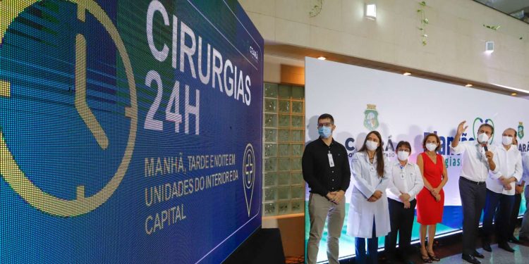 Com investimento de R$ 100 milhões, Governo do Ceará lança Plantão Cirurgias 24h para realizar 30 mil cirurgias eletivas