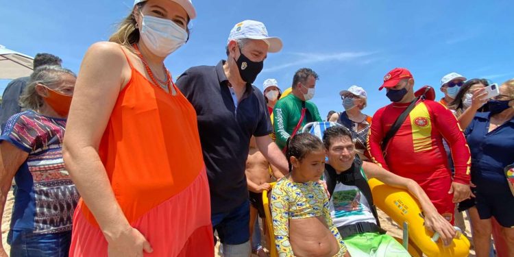 Majorlândia recebe estação do projeto Praia Acessível do Governo do Estado