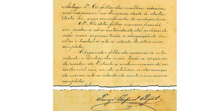 Correios lançam selos que lembram 150 anos da Lei do Ventre Livre