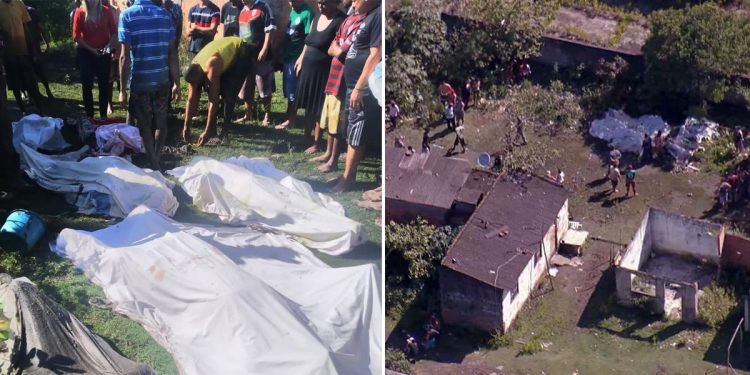 Moradores retiram corpos de mangue e acusam a PM de chacina no Rio