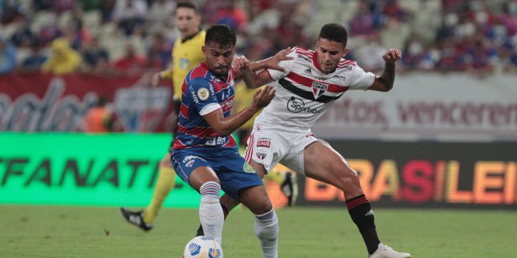 Brasileiro: Fortaleza e São Paulo ficam no 1 a 1