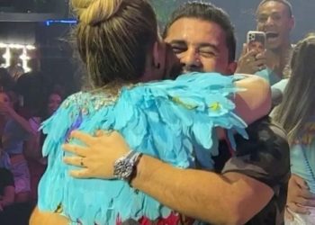 Solange Almeida e Xand Avião fazem as pazes e cantam na ‘Farofa da Gkay’