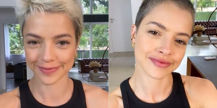 Agatha Moreira raspa o cabelo após fim de ‘Verdades Secretas 2’