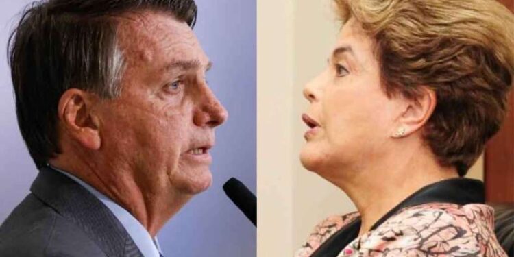 Bolsonaro investe em comparações com Dilma para desgastar Lula