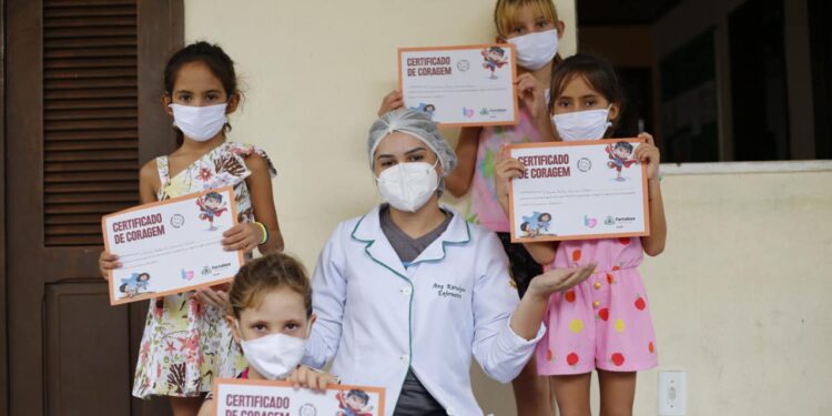 Covid-19: Ceará supera a marca de 55 mil crianças de 5 a 11 anos vacinadas com a primeira dose