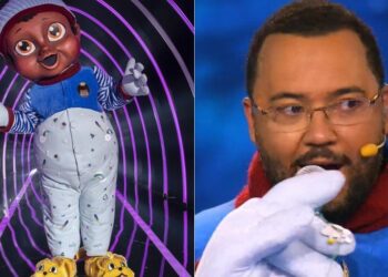Fantasiado de bebê, Dudu Nobre é eliminado no ‘The Masked Singer Brasil’