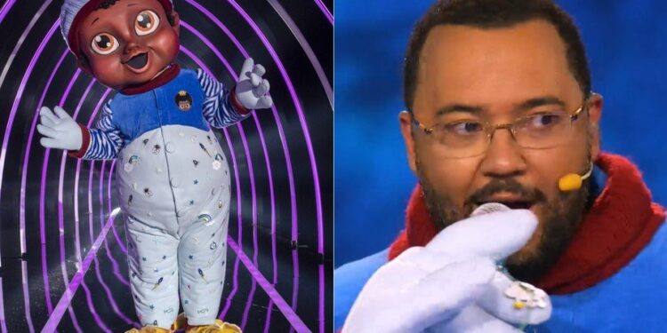 Fantasiado de bebê, Dudu Nobre é eliminado no ‘The Masked Singer Brasil’
