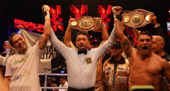 ‘Popó’ domina duelo contra Whindersson Nunes, mas luta termina empatada