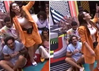 Pisão de Naiara Azevedo no dedo de Eliezer no BBB 22 repercute na web