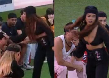 Internautas questionam ‘tapa’ de Maria na testa de Arthur Aguiar no BBB