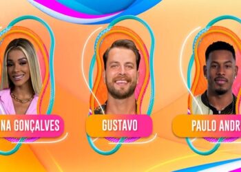 Brunna, Gustavo e Paulo André formam paredão do BBB 22