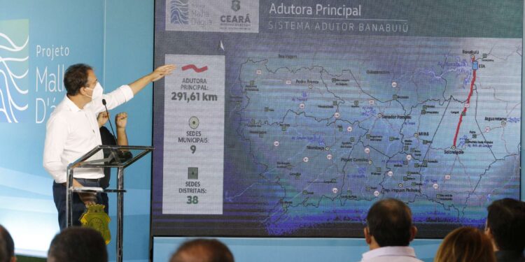 Com Projeto Malha D’água, Governo do Ceará investe R$ 643 milhões para solucionar o abastecimento hídrico do Interior cearense