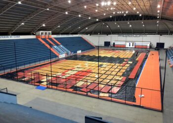 Aracati: Ginásio Municipal se prepara para receber partidas do Novo Basquete Brasil