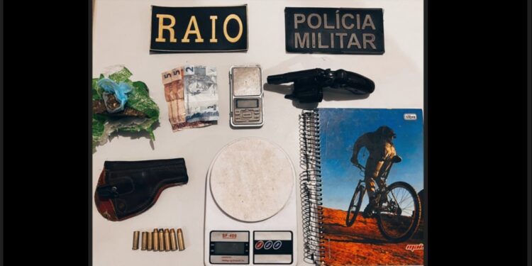 Aracati registra prisão por tráfico de drogas e posse ilegal de arma de fogo