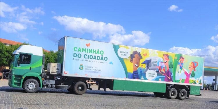 Caminhão do Cidadão chega em Aracati para atendimentos nesta quinta e sexta