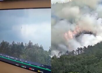 Avião com 132 pessoas a bordo cai na China