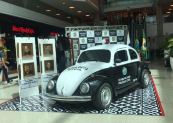 Polícia Civil do Ceará comemora 214 anos com exposição em shopping de Fortaleza