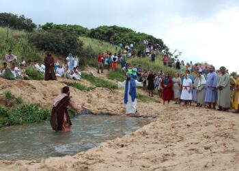 Praia de Quixaba se prepara para Paixão de Cristo 2022