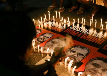 Suspeito preso pela PF nega participação nas mortes de Bruno e Dom