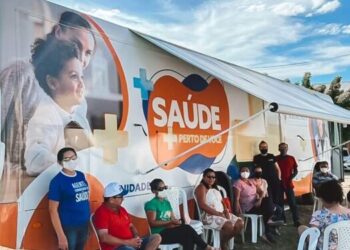 Aracati realiza mutirão de vacinação contra a Covid-19 em Posto de Saúde Móvel na Vila São Rafael