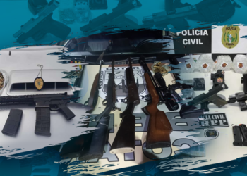 Forças de Segurança do Ceará apreendem 565 armas de fogo em janeiro