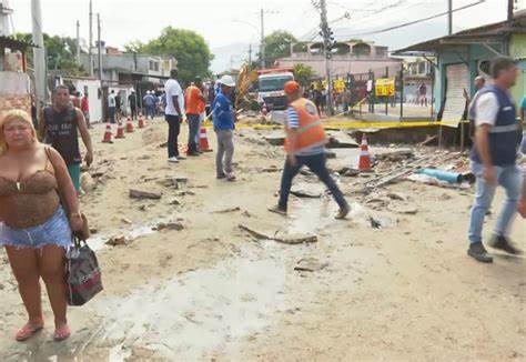 Rio monta equipe para atender atingidos por rompimento de adutora