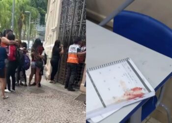 Aluno de 15 anos tenta atacar colegas com golpes de faca em escola no Rio