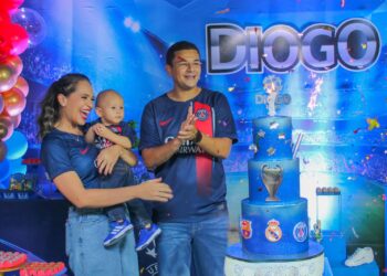 Diego Rocha e Joice de Lima comemoram aniversário do filho Diogo no Celebrare Eventos
