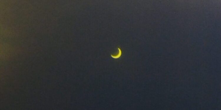 VÍDEO: Eclipse anular visto de Aracati